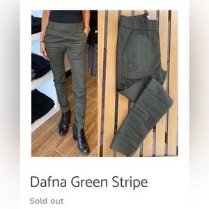 Bevy Flog Dafna green stripe size 25